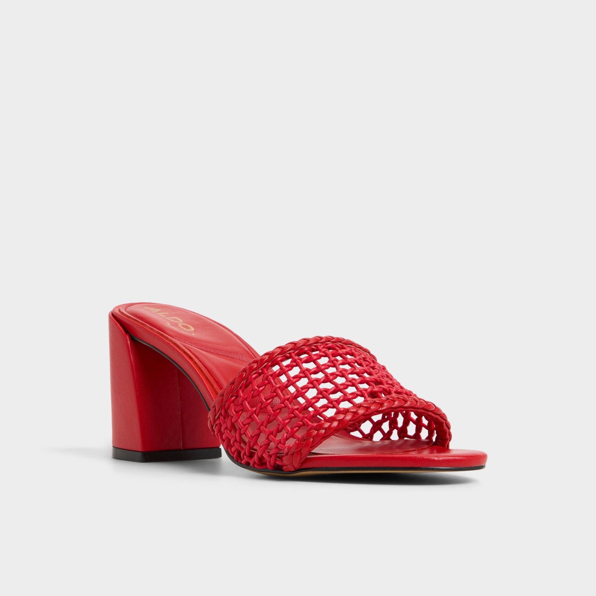 Beachdate Bright Red Women's Block heels - Heeled mule, Block heel Aldo Bright Red