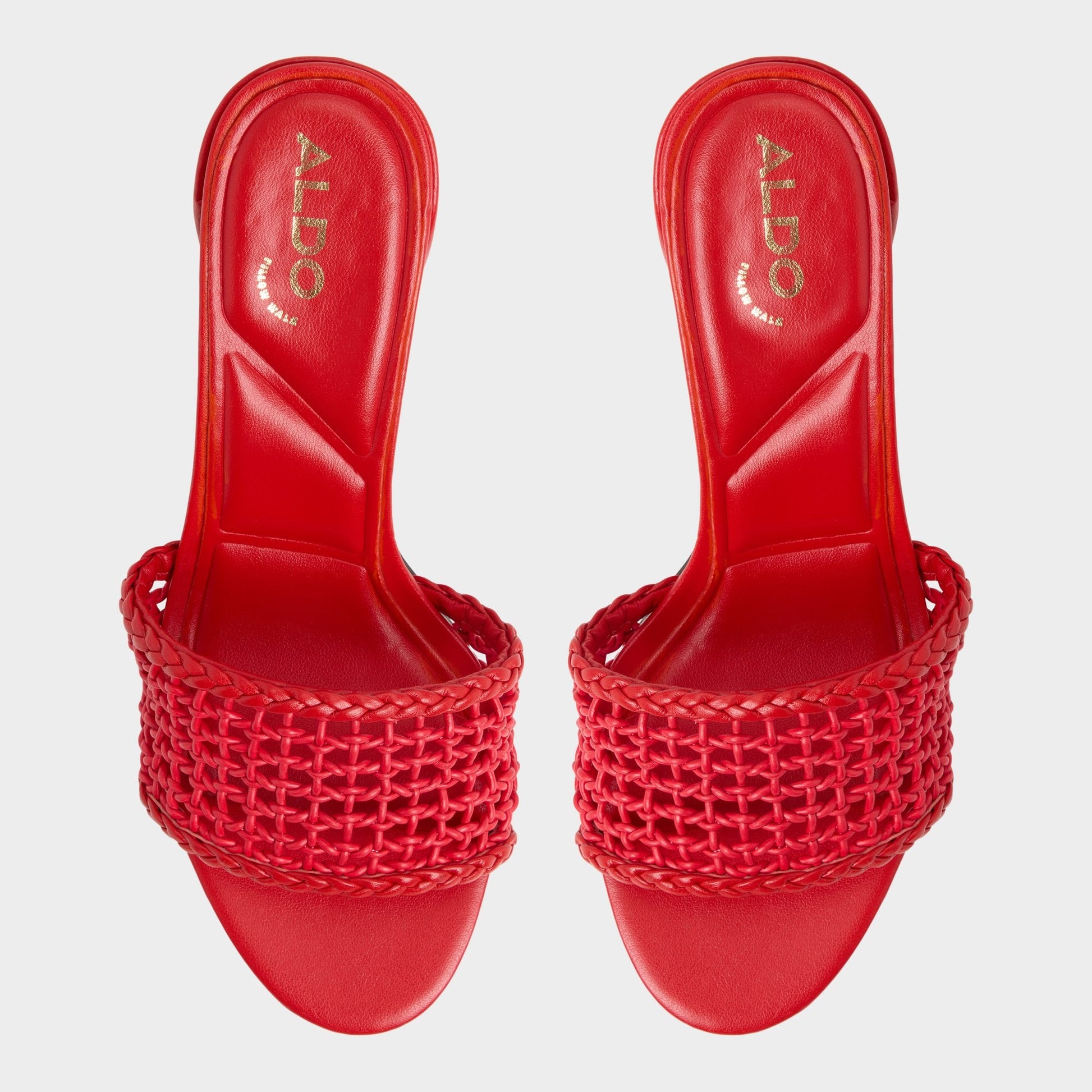 Beachdate Bright Red Women's Block heels - Heeled mule, Block heel Aldo Bright Red