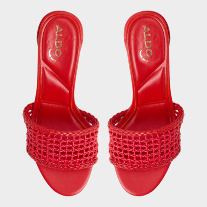 Beachdate Bright Red Women's Block heels - Heeled mule, Block heel Aldo Bright Red