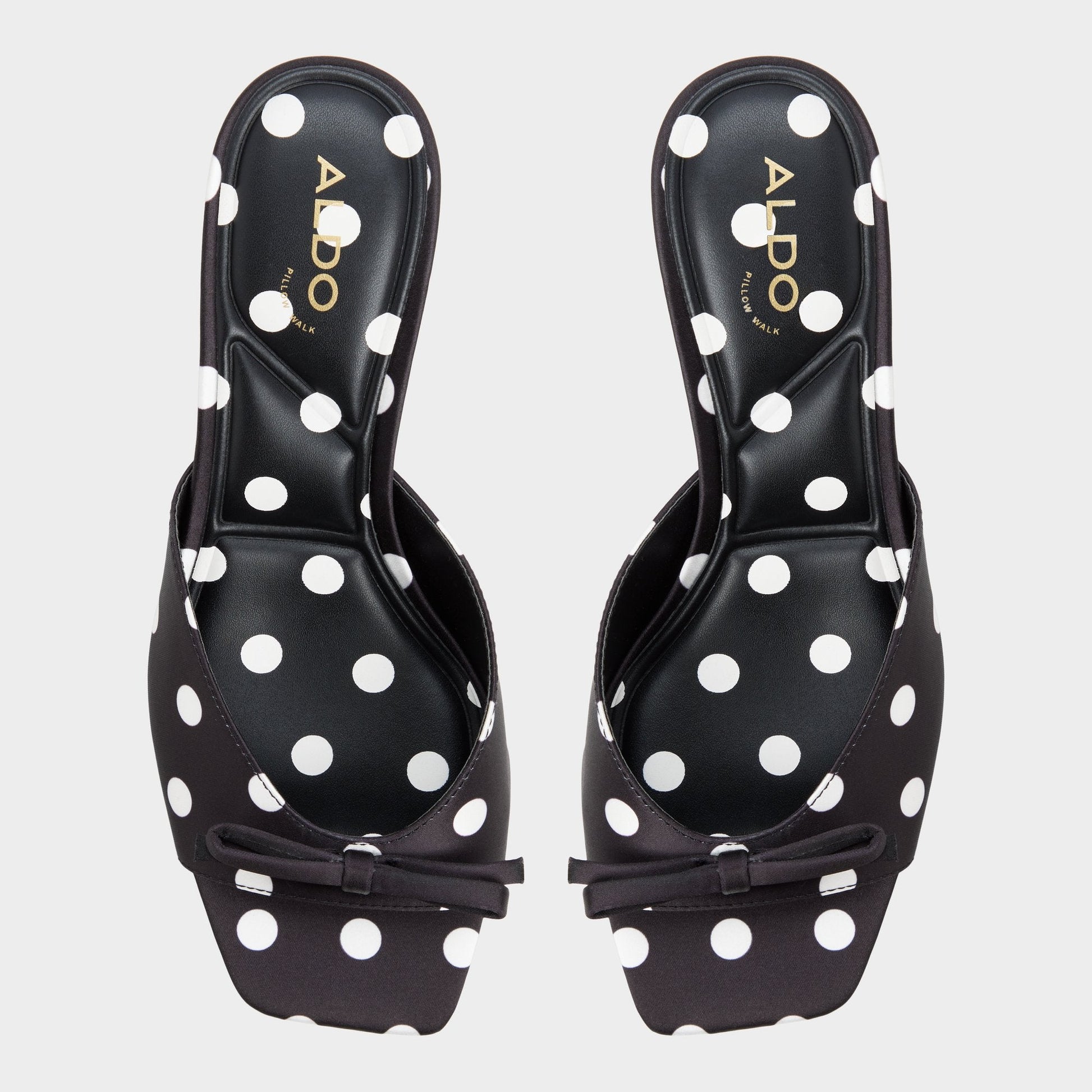 Belerose in Black White - Heeled mule, Stiletto heel Aldo Black/white