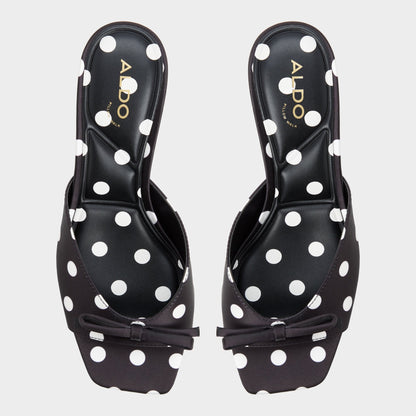 Belerose in Black White - Heeled mule, Stiletto heel Aldo Black/white