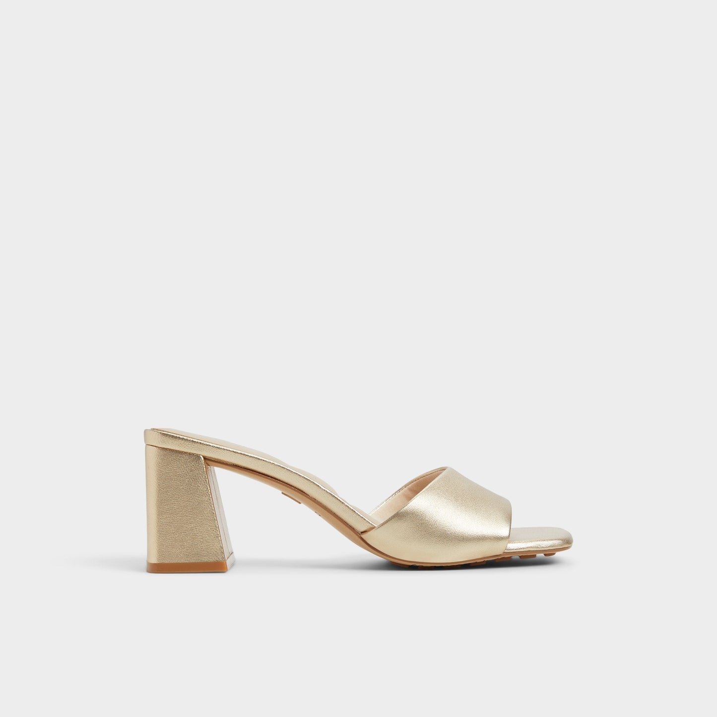 Tisha Gold Women's Heeled mules - Heeled mule, Block heel Aldo Gold