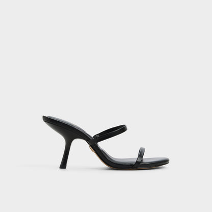 Avelinda in Black - Heeled mule Aldo Black