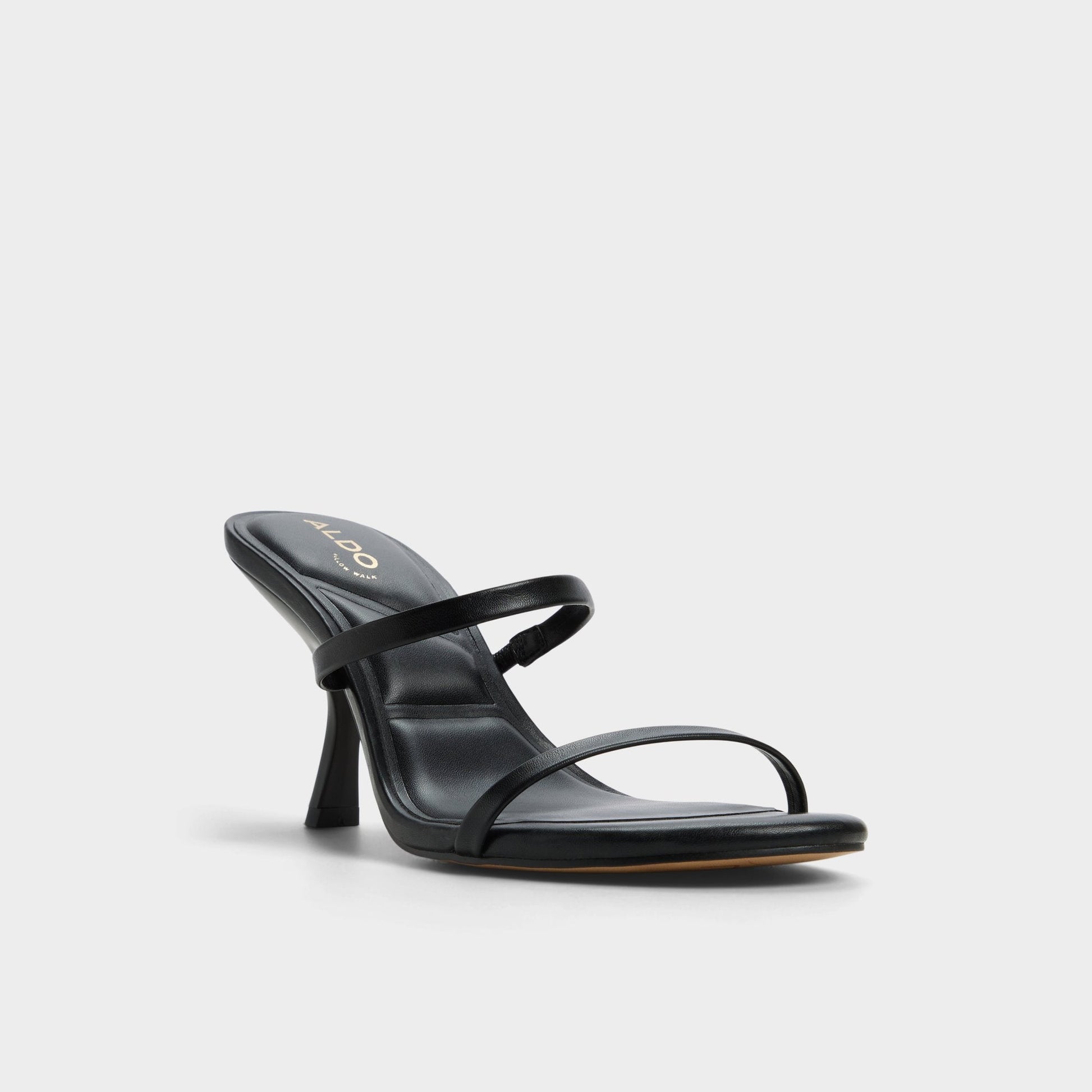 Avelinda in Black - Heeled mule Aldo Black