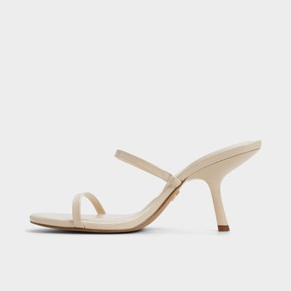 Avelinda in Cream - Heeled mule Aldo Cream