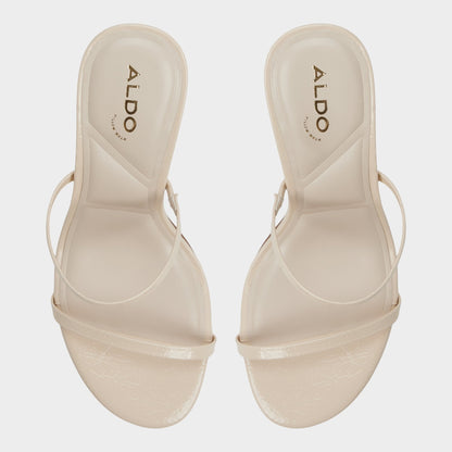 Avelinda in Cream - Heeled mule Aldo Cream