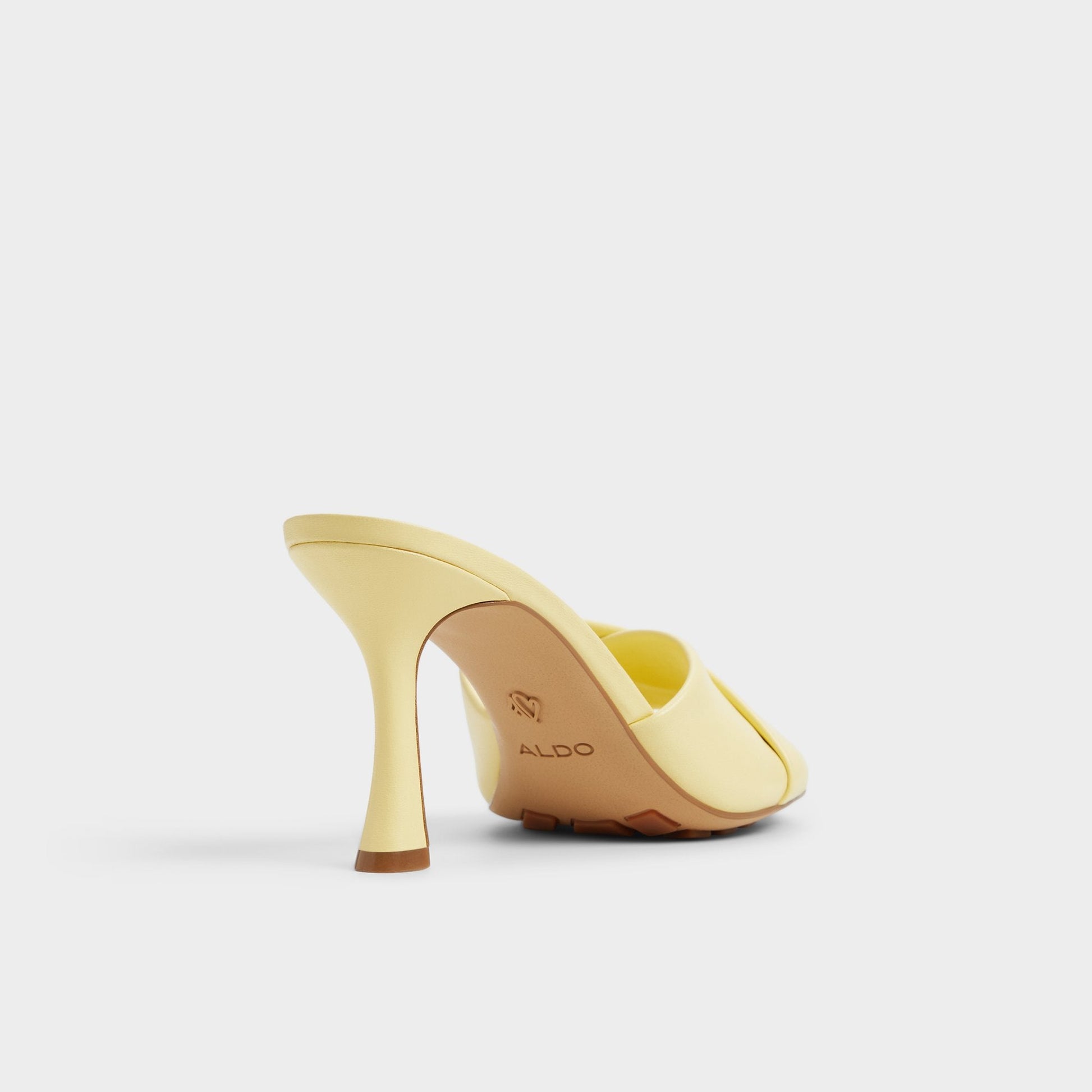 Lyhanna Light Yellow Women's Heeled mules - Heeled mule, Stiletto heel Aldo Light Yellow