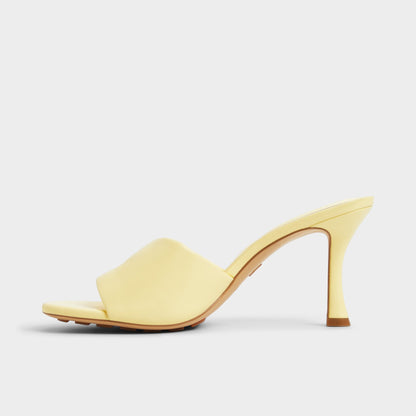 Lyhanna Light Yellow Women's Heeled mules - Heeled mule, Stiletto heel Aldo Light Yellow