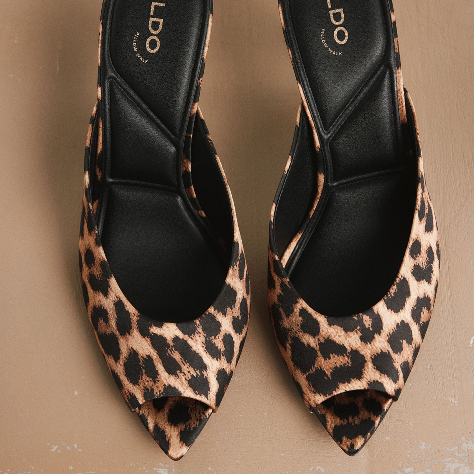 Elenara Brown Multi Women's Heeled mules - Heeled mule, Stiletto heel Aldo Brown Multi