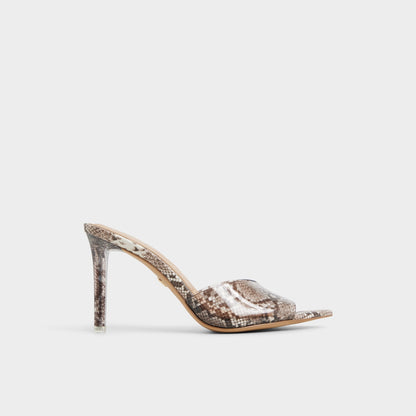 Anitabrilden Other Grey Women's Mule slides - Heeled mule, Stiletto heel Aldo Other Grey