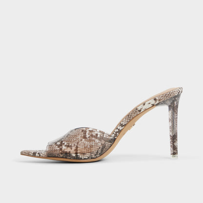 Anitabrilden Other Grey Women's Mule slides - Heeled mule, Stiletto heel Aldo Other Grey
