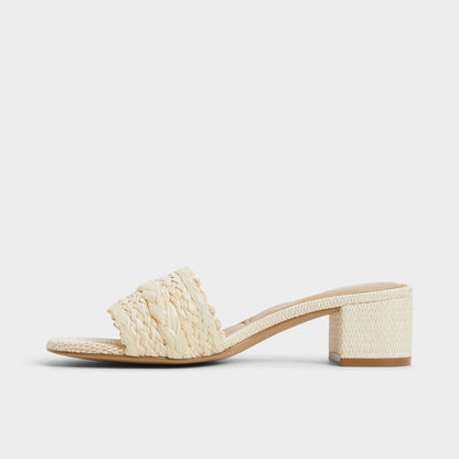 Claudina Natural Women's Block heels - Heeled mule, Block heel Aldo Natural