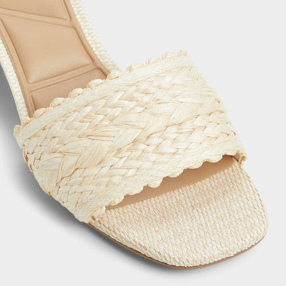 Claudina Natural Women's Block heels - Heeled mule, Block heel Aldo Natural
