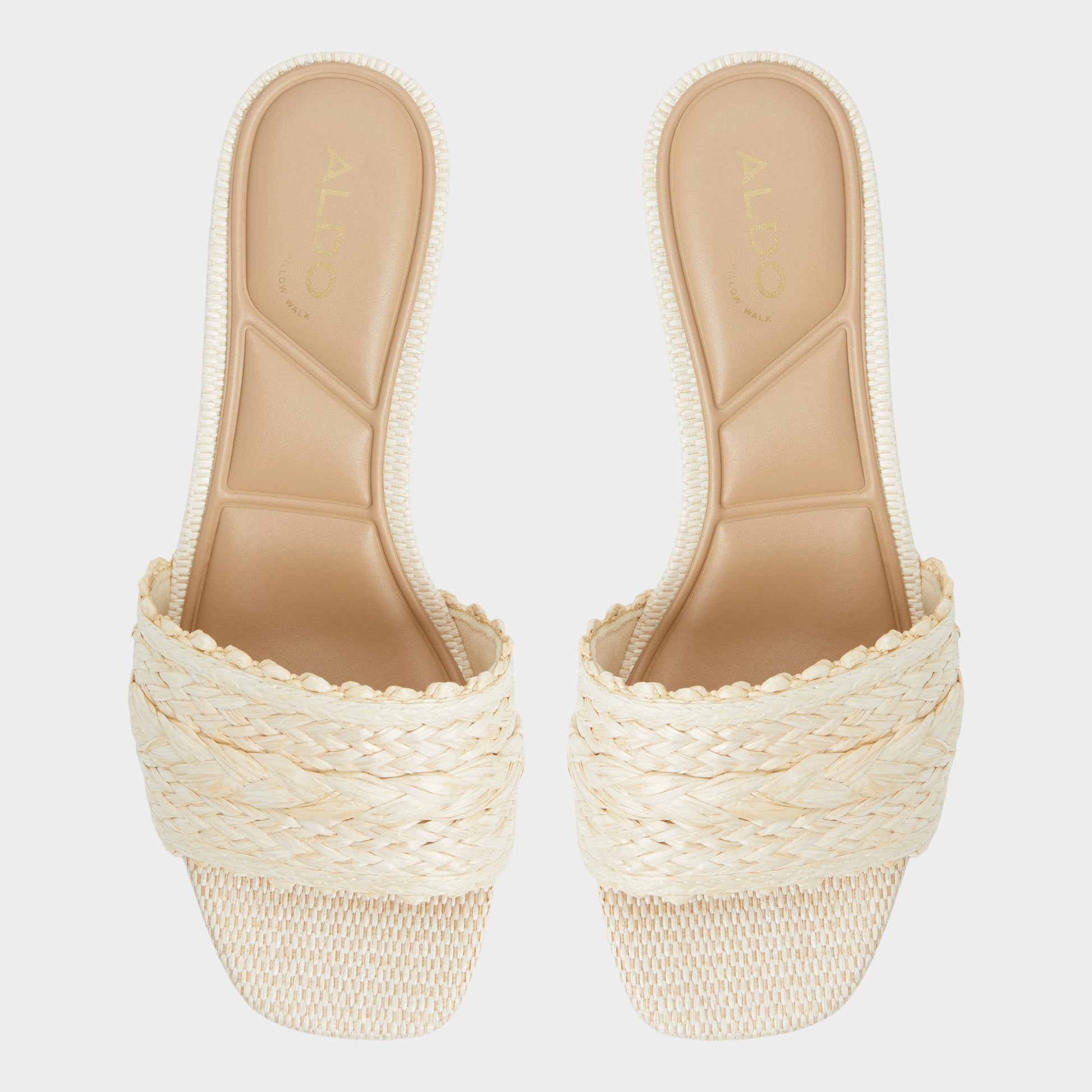 Claudina Natural Women's Block heels - Heeled mule, Block heel Aldo Natural