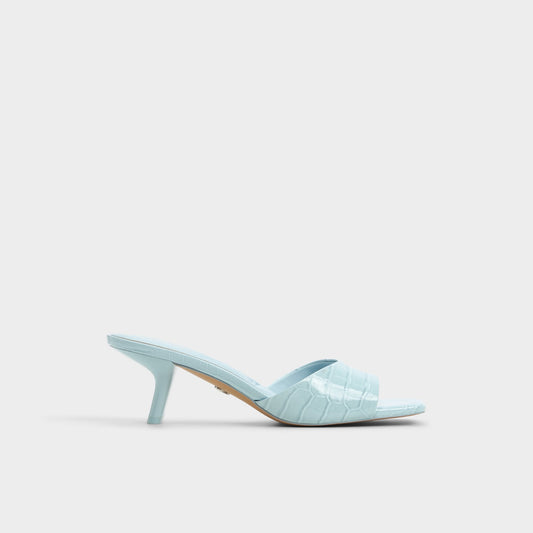 Enchanting Pastel Blue Women's Heeled mules - Heeled mule, Kitten heel Aldo Pastel Blue