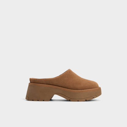 Academia Camel Women's Cold Weather Shoes - Heeled mule, Lug sole Aldo Camel