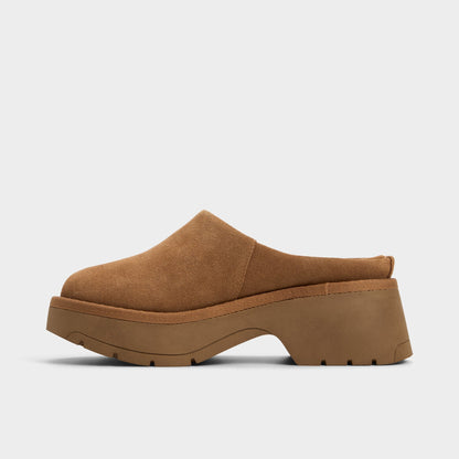 Academia Camel Women's Cold Weather Shoes - Heeled mule, Lug sole Aldo Camel