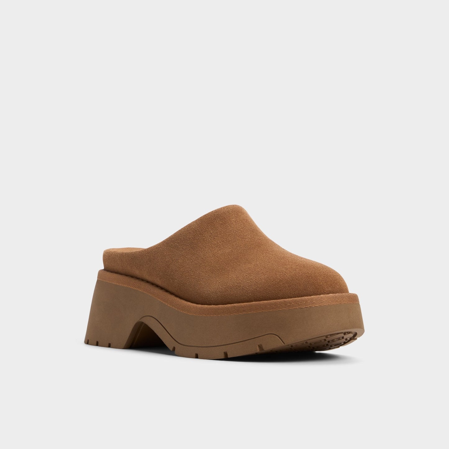 Academia Camel Women's Cold Weather Shoes - Heeled mule, Lug sole Aldo Camel