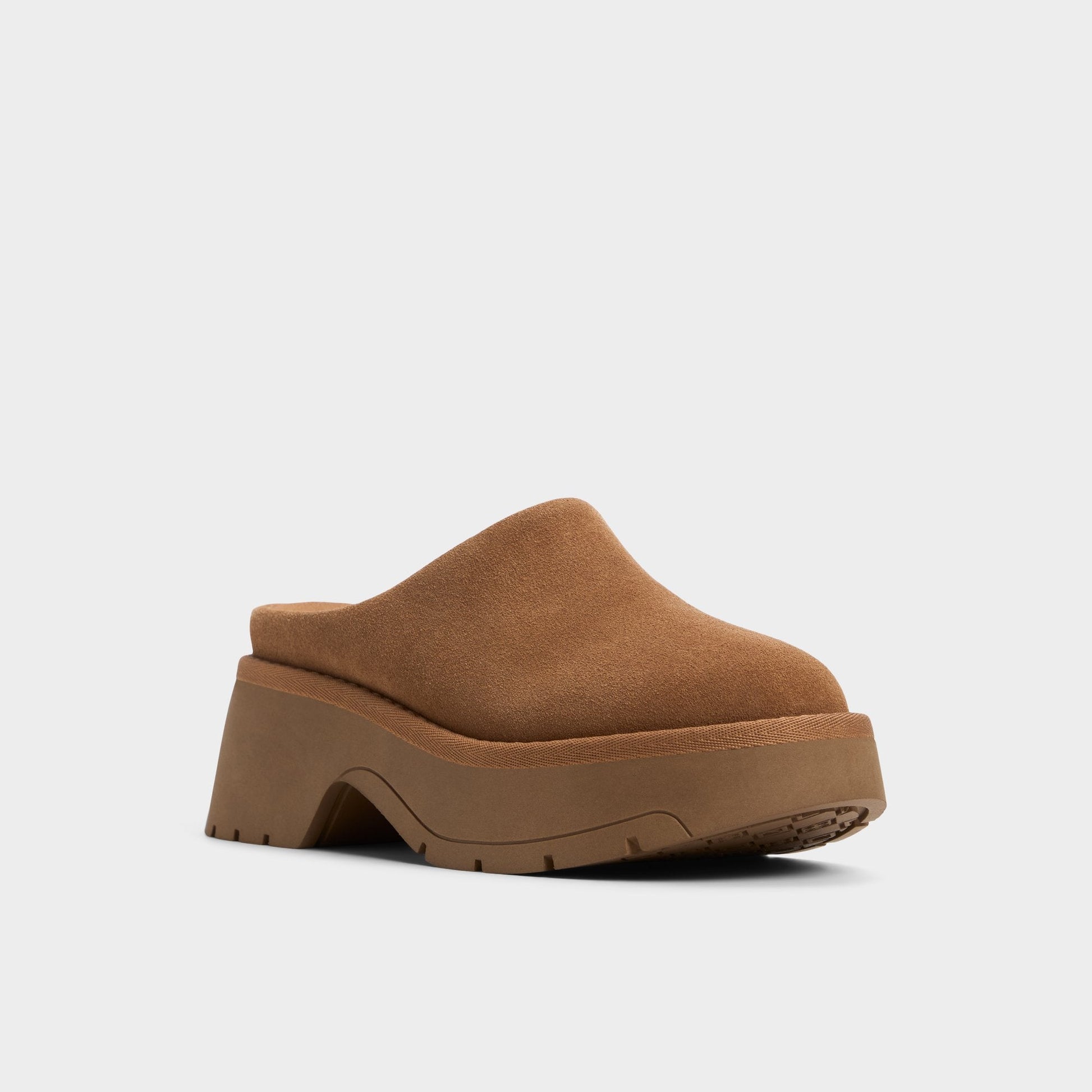 Academia Camel Women's Cold Weather Shoes - Heeled mule, Lug sole Aldo Camel
