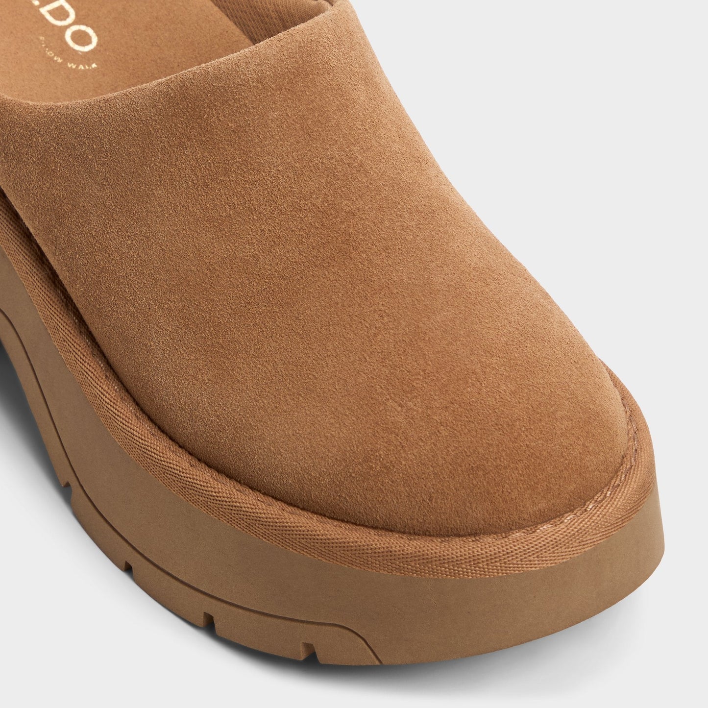 Academia Camel Women's Cold Weather Shoes - Heeled mule, Lug sole Aldo Camel