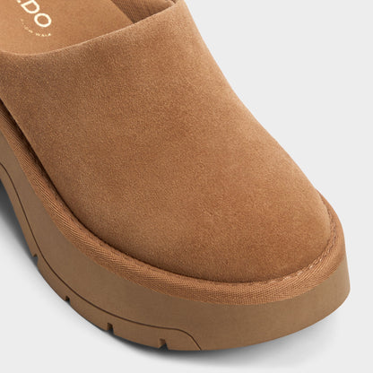 Academia Camel Women's Cold Weather Shoes - Heeled mule, Lug sole Aldo Camel