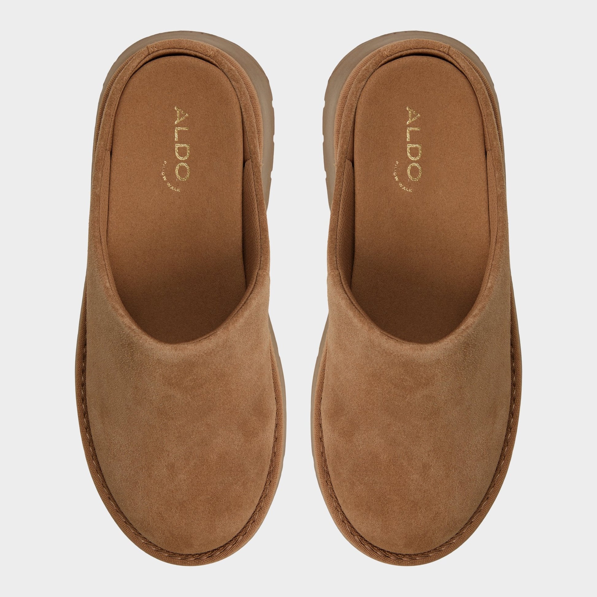 Academia Camel Women's Cold Weather Shoes - Heeled mule, Lug sole Aldo Camel
