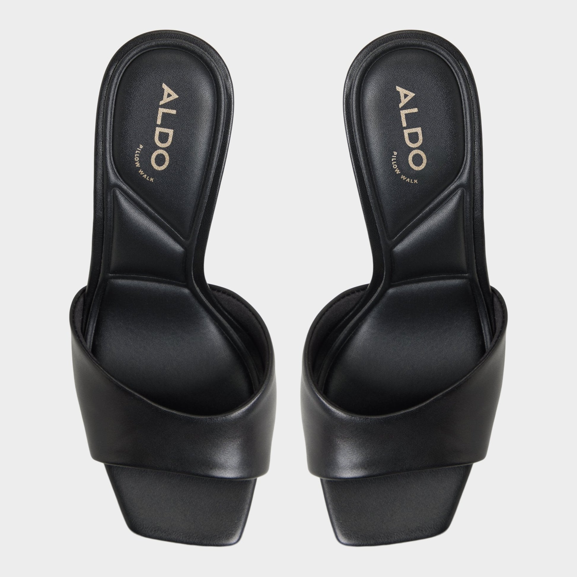 Jennifer in Black - Heeled mule, Stiletto heel Aldo Black