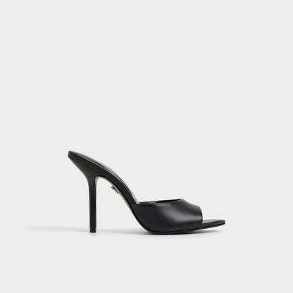 Madelan in Black - Heeled mule, Stiletto heel Aldo Black