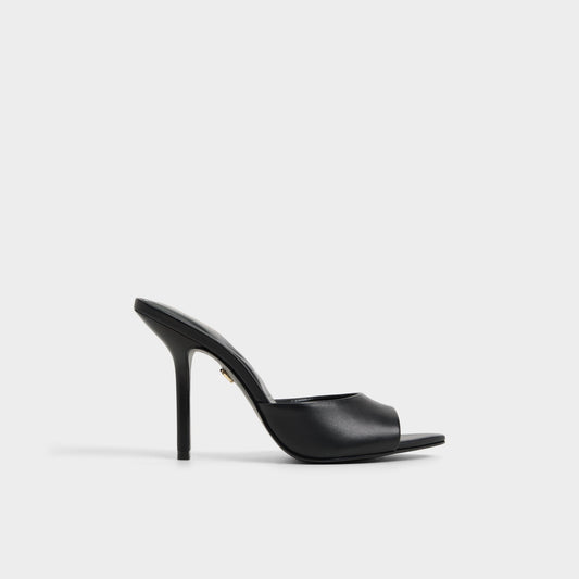Madelan in Black - Heeled mule, Stiletto heel Aldo Black