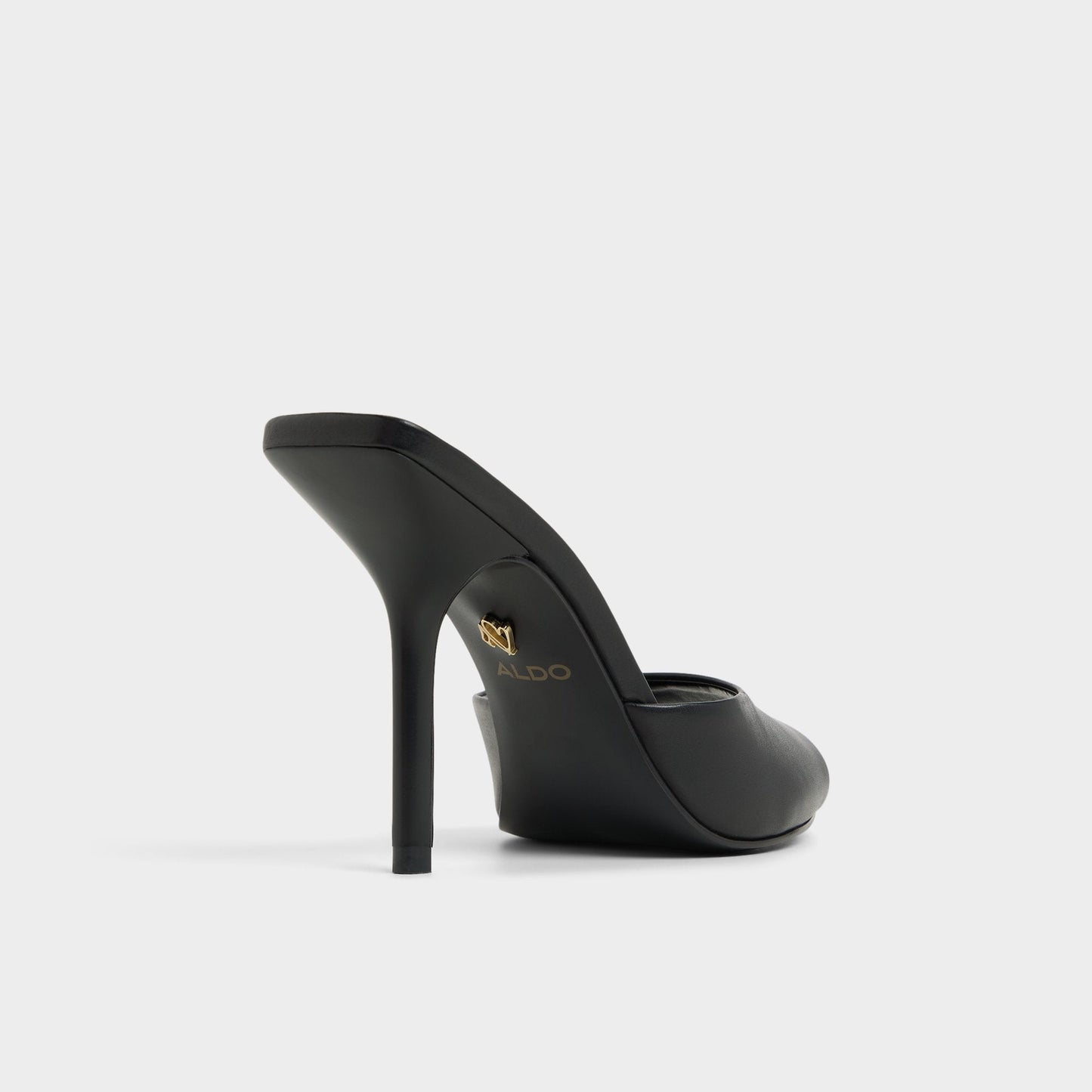 Madelan in Black - Heeled mule, Stiletto heel Aldo Black