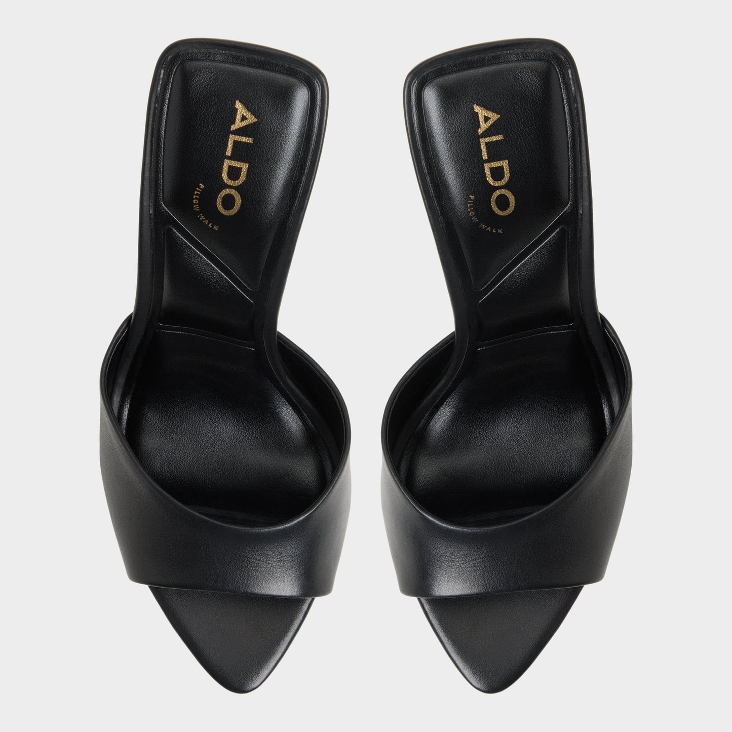 Madelan in Black - Heeled mule, Stiletto heel Aldo Black