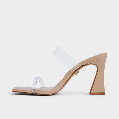 Calley Tan Women's Heeled mules - Heeled mule, Block heel Aldo Tan