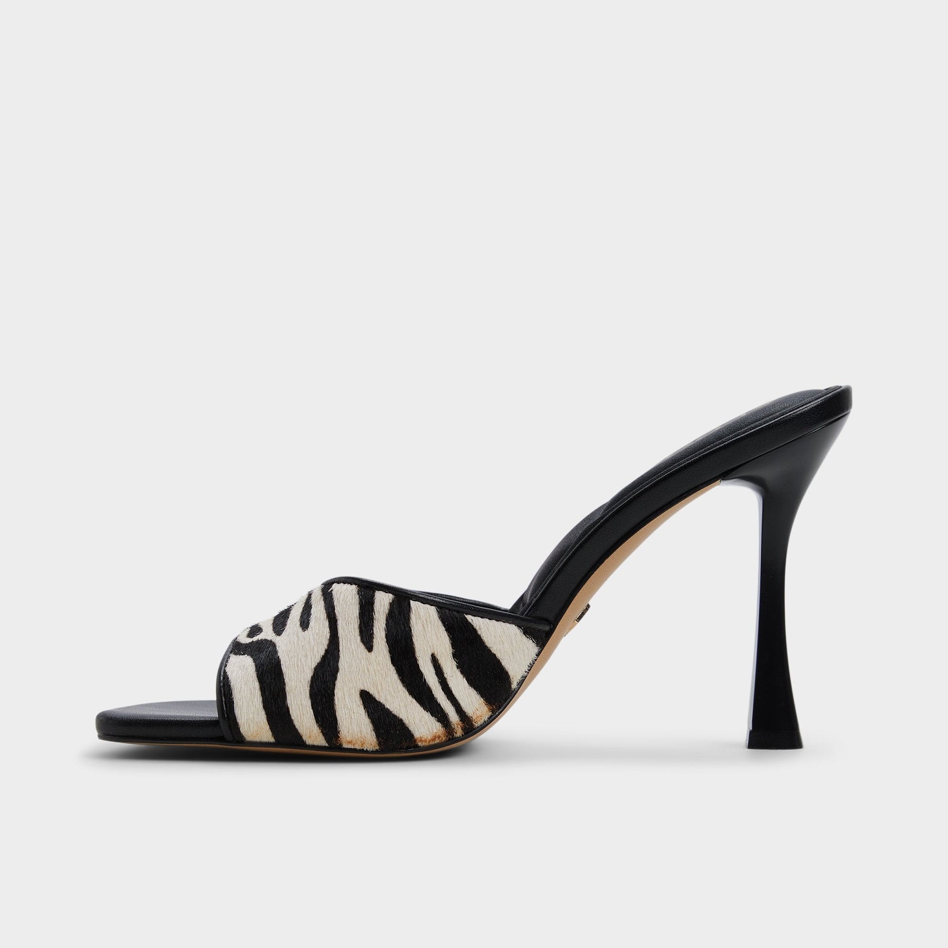 Evadalia White/Black Women's Heeled mules - Heeled mule Aldo White/Black