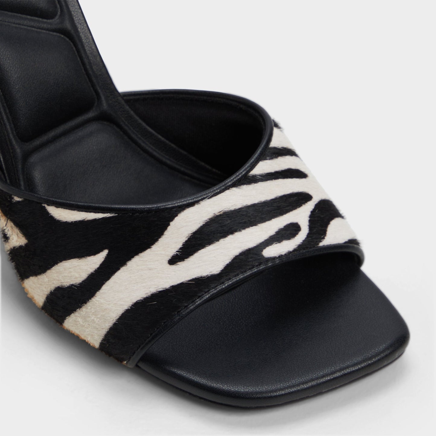 Evadalia White/Black Women's Heeled mules - Heeled mule Aldo White/Black