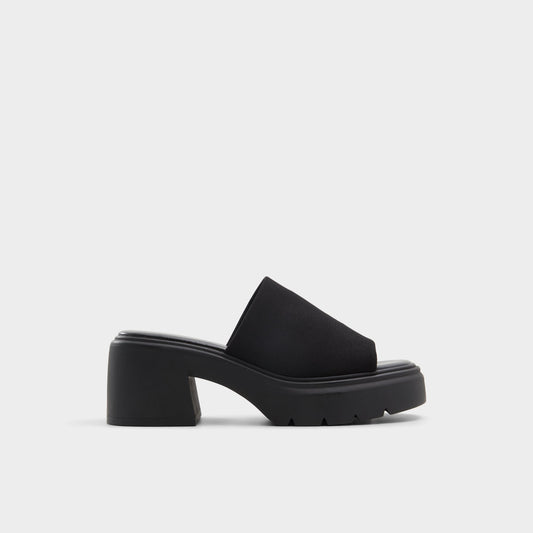 Harrietta Black Women's Wedges - Heeled mule, Block heel Aldo Black