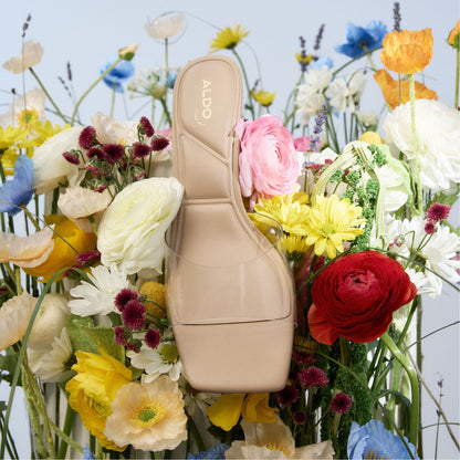 Enchanting Tan Women's Heeled mules - Heeled mule, Kitten heel Aldo Tan