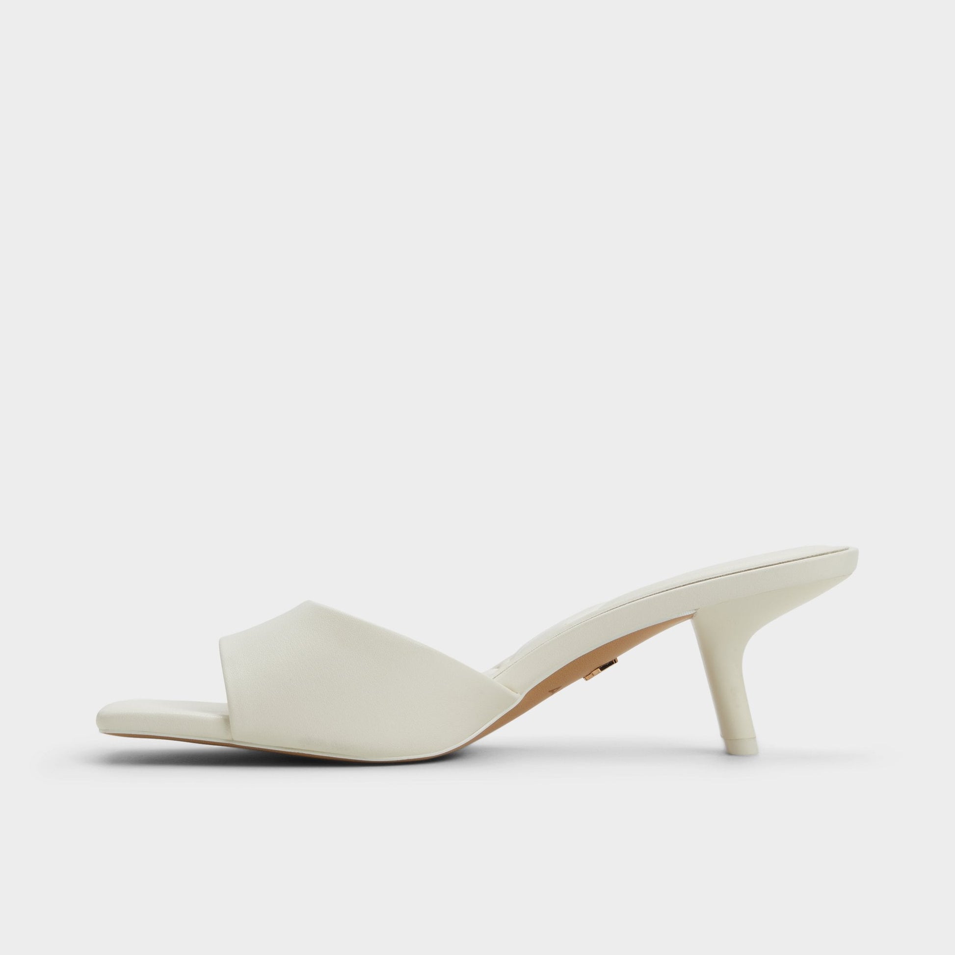 Enchanting White Women's Heeled mules - Heeled mule, Kitten heel Aldo White