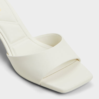 Enchanting White Women's Heeled mules - Heeled mule, Kitten heel Aldo White