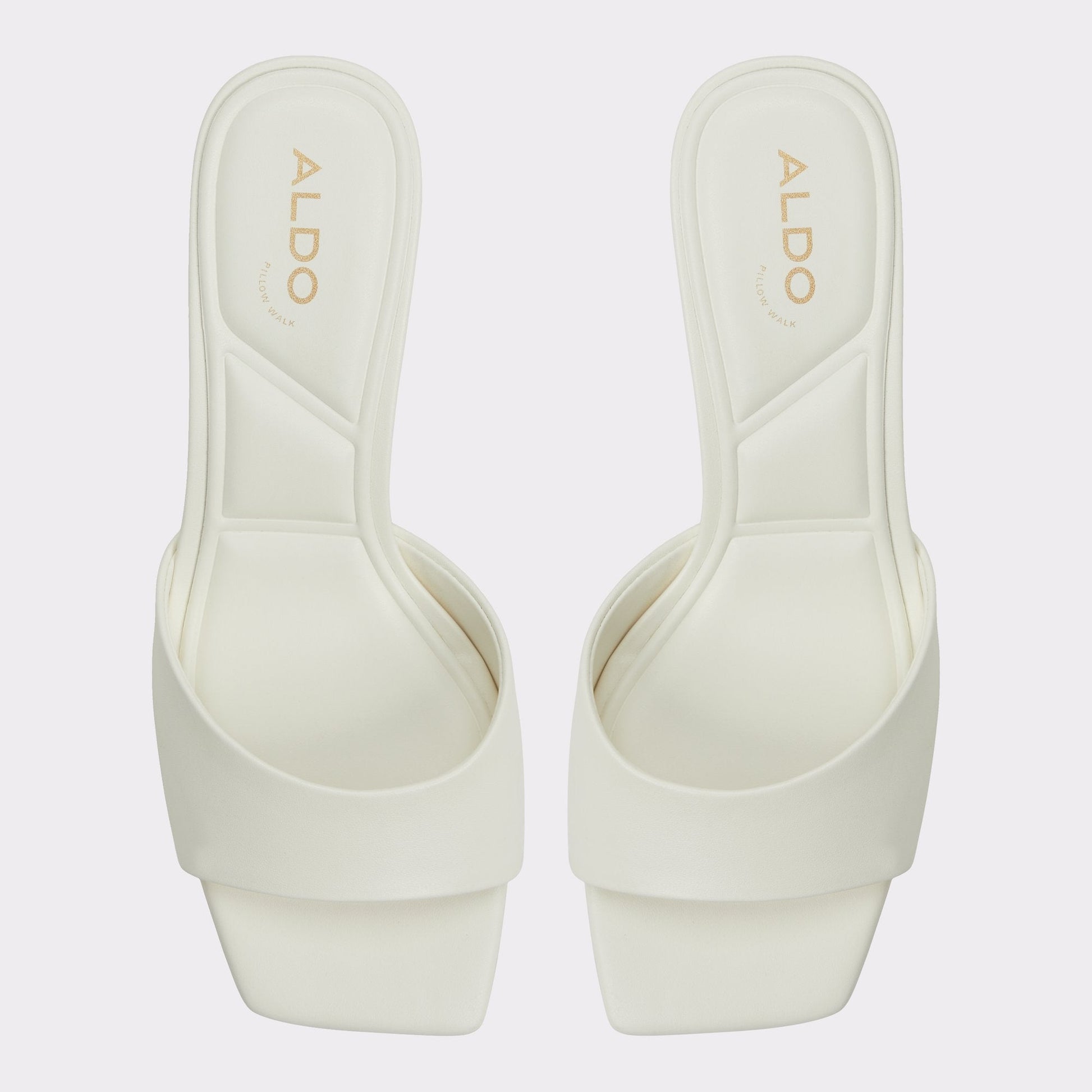 Enchanting White Women's Heeled mules - Heeled mule, Kitten heel Aldo White