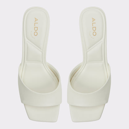 Enchanting White Women's Heeled mules - Heeled mule, Kitten heel Aldo White