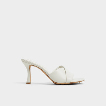 Lyhanna White/Bone Women's Heeled mules - Heeled mule, Stiletto heel Aldo White/Bone