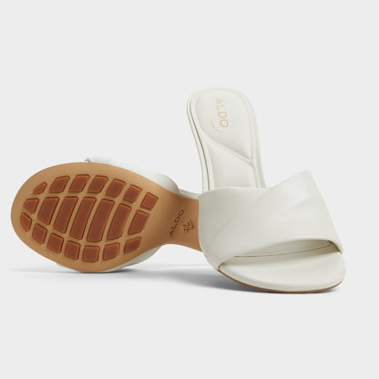 Lyhanna White/Bone Women's Heeled mules - Heeled mule, Stiletto heel Aldo White/Bone