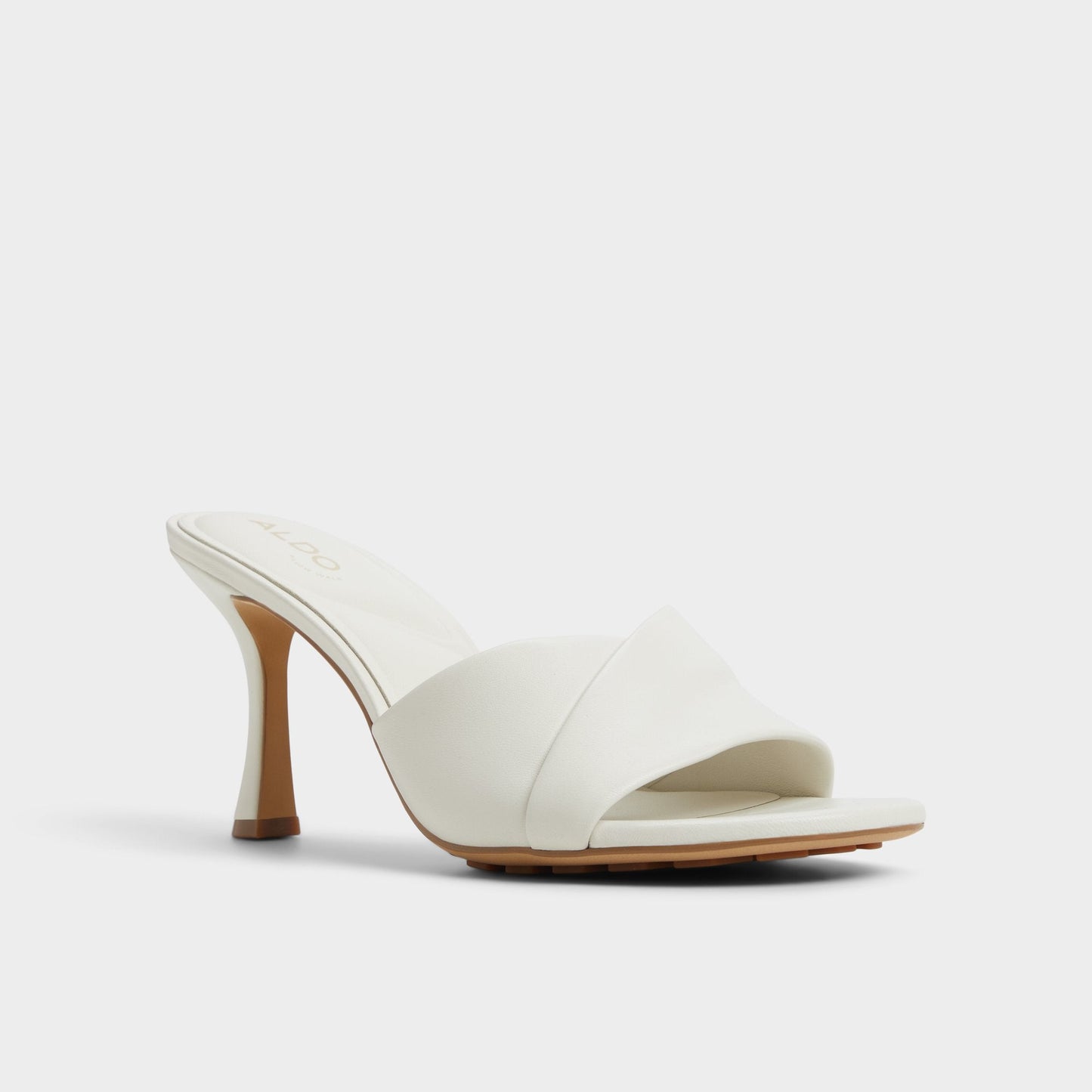 Lyhanna White/Bone Women's Heeled mules - Heeled mule, Stiletto heel Aldo White/Bone