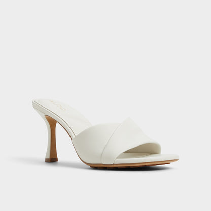 Lyhanna White/Bone Women's Heeled mules - Heeled mule, Stiletto heel Aldo White/Bone