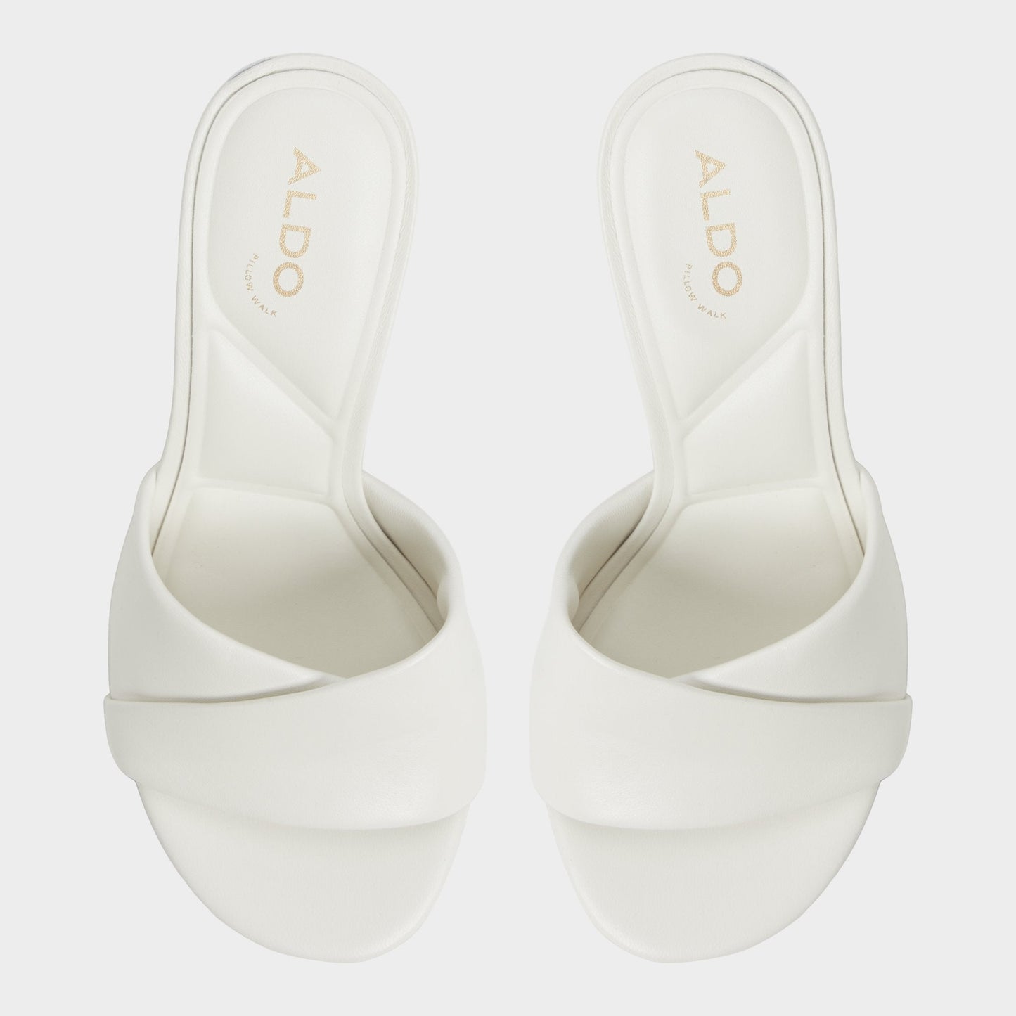 Lyhanna White/Bone Women's Heeled mules - Heeled mule, Stiletto heel Aldo White/Bone