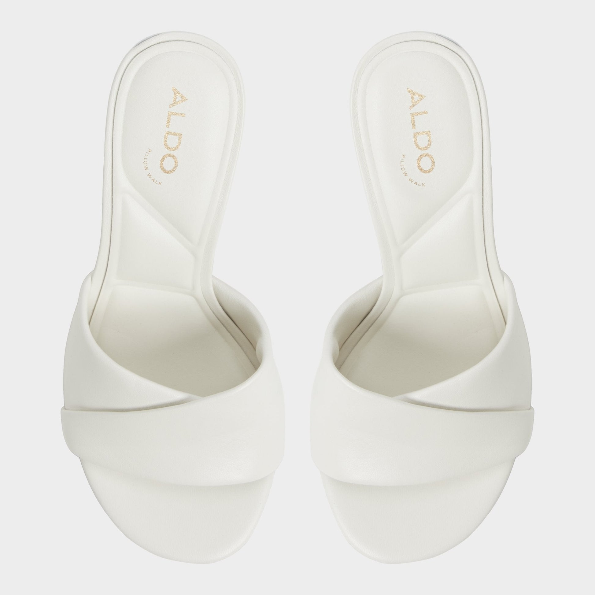 Lyhanna White/Bone Women's Heeled mules - Heeled mule, Stiletto heel Aldo White/Bone
