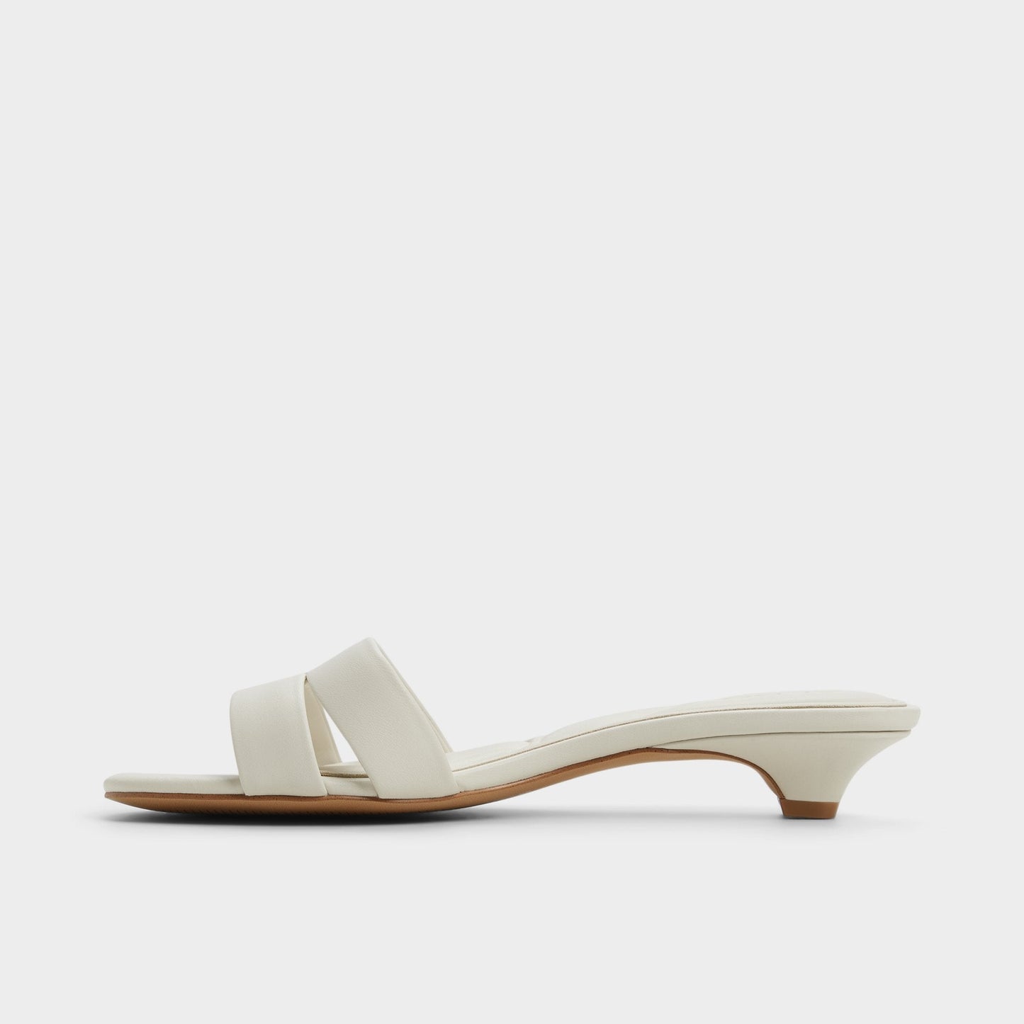 Scarletta White/Bone Women's Mule slides - Heeled mule, Kitten heel Aldo White/Bone