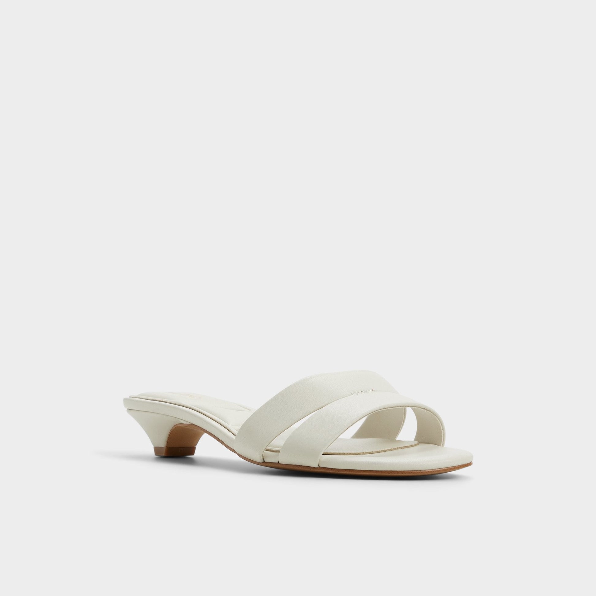 Scarletta White/Bone Women's Mule slides - Heeled mule, Kitten heel Aldo White/Bone
