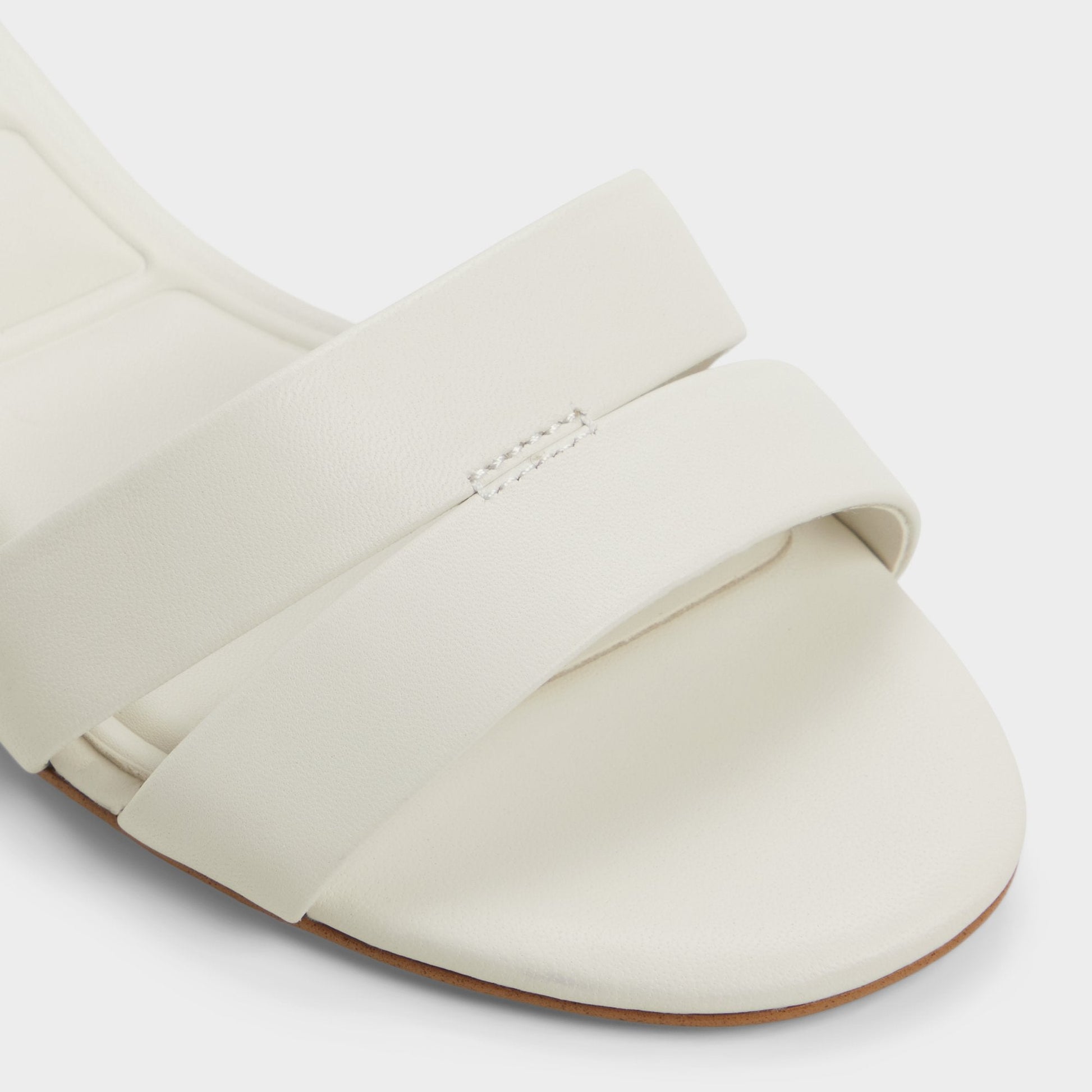 Scarletta White/Bone Women's Mule slides - Heeled mule, Kitten heel Aldo White/Bone