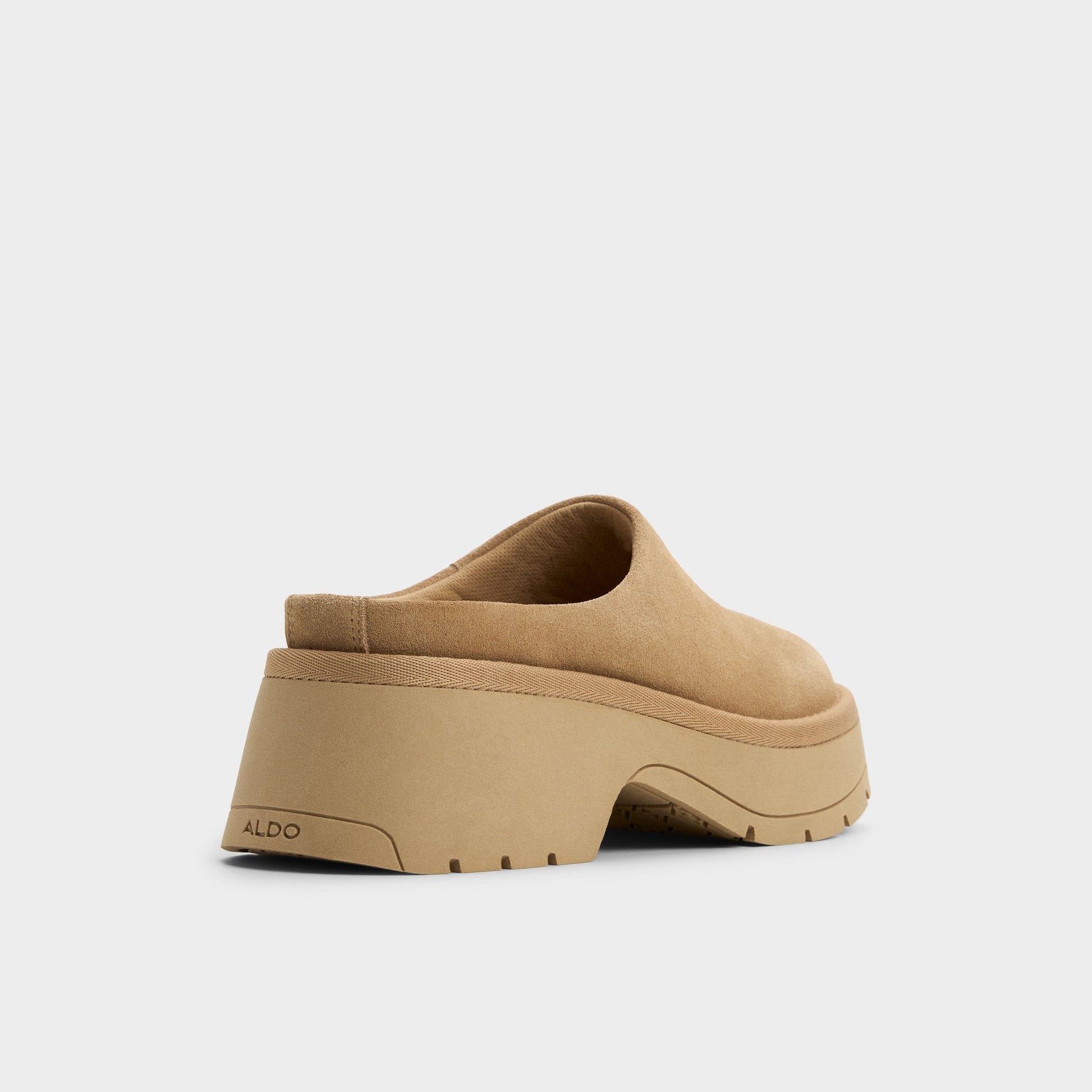 Academia Beige Women's Cold Weather Shoes - Heeled mule, Lug sole Aldo Beige